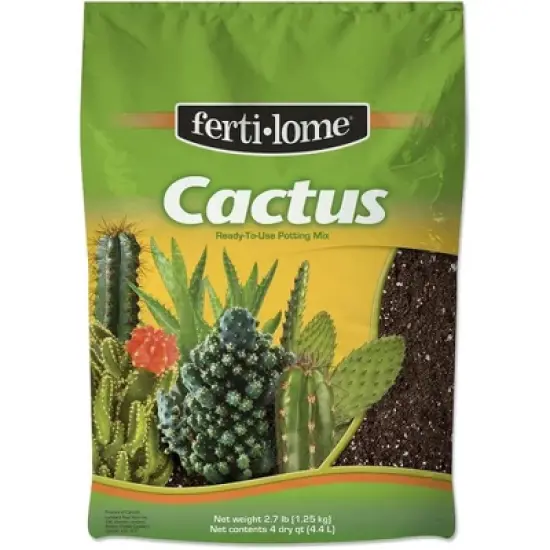Fertilome Cactus Potting Mix Floral Cacti/Succulent Soil, 4qt image {2}