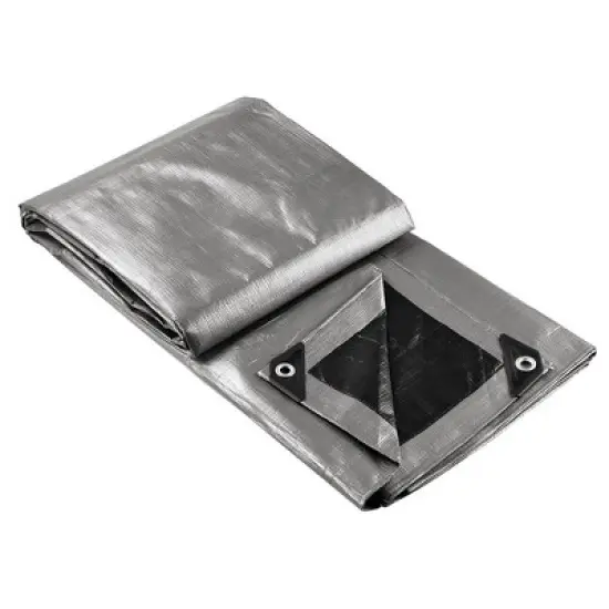 Yescom 10x15ft Heavy Duty Reinforced Poly Tarp image {3}