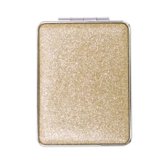 Unique Bargains Rectangular Double-sided Makeup Mirror 1 Pc image {6}