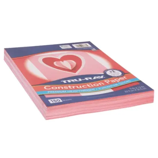 Tru-Ray&reg; Construction Paper, Heavyweight, Valentine Assortment, 9" x 12", 150 Sheets image {4}