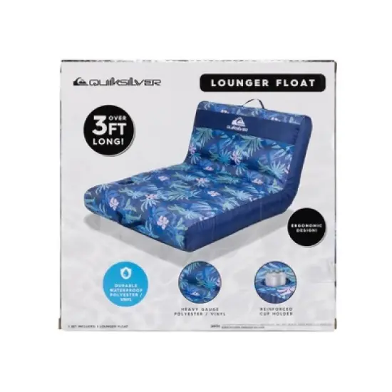Quiksilver Floral Mini Lounger - Blue image {5}