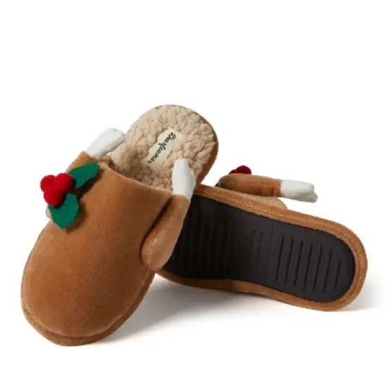Dearfoams Women's Holiday Novelty Turkey Scuff Slipper image {3}