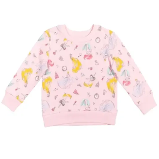 Disney Frozen Minnie Mouse Princess Moana Nightmare Before Christmas Toy Story Lion King Mickey Lilo & Stitch r Baby Girls Pullover Sweatshirt Infant image {10}