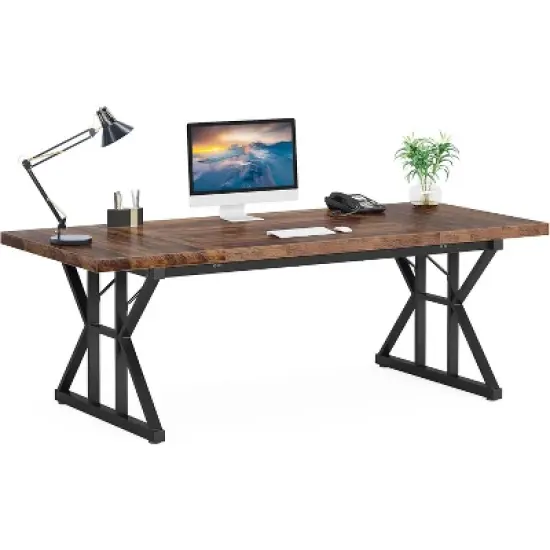 Tribesigns 70.8-Inch Executive Desk image {8}