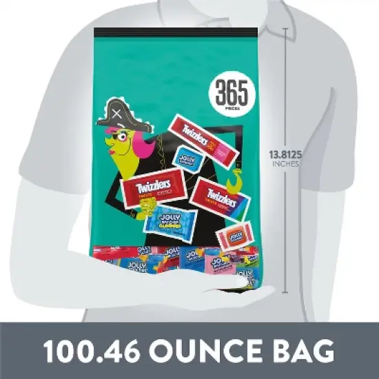 Twizzlers, Jolly Rancher Sweets Assorted Halloween Candy - 100.46oz/365pc image {6}