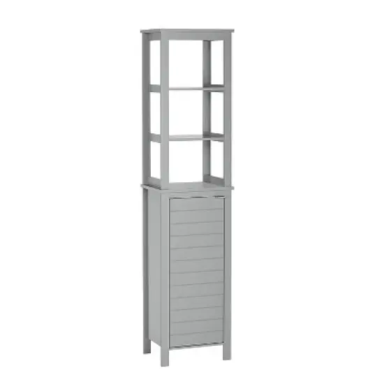 Madison Collection Linen Tower with Open Shelves - RiverRidge Home image {10}
