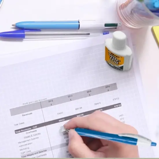 BIC Wite-Out Correction Fluid, 0.7oz: White Liquid Correction for Office & Art, Single Pack image {1}