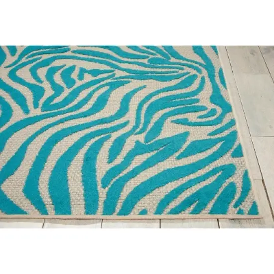 Nourison Aloha Vibrant Zebra Indoor/Outdoor Area Rug image {4}