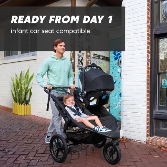Baby Jogger Summit X3 Double Stroller - Black image {3}