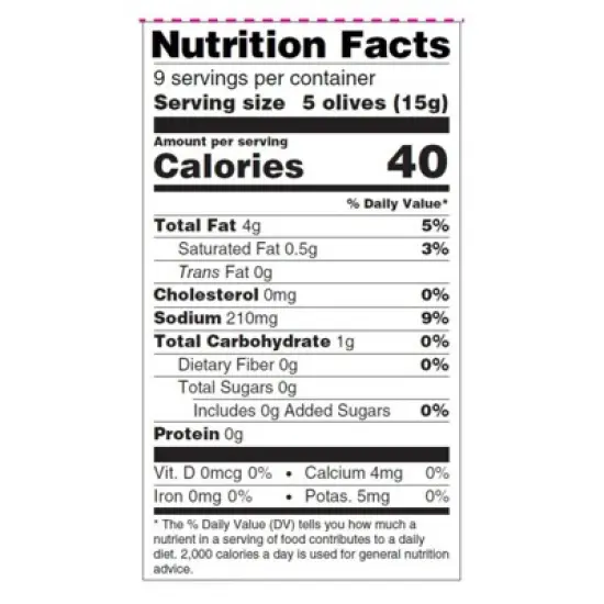 Mediterranean Organic Black Pitted Olives - Case of 12/8.1 oz image {5}