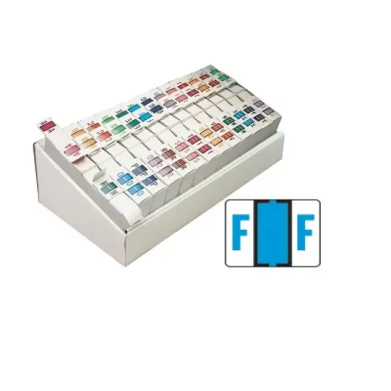 Smead BCCR Bar-Style Color-Coded Alphabetic Label, A-Z, Label Roll, Assorted Colors (67070) image {1}