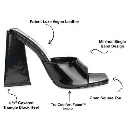 Journee Collection Womens Kammali Tru Comfort Foam Open Square Toe Block Heel Sandals image {7}