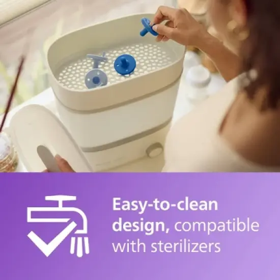 Philips Avent Soothie 3-18m - Sky Blue/Light Blue - 2pk image {8}