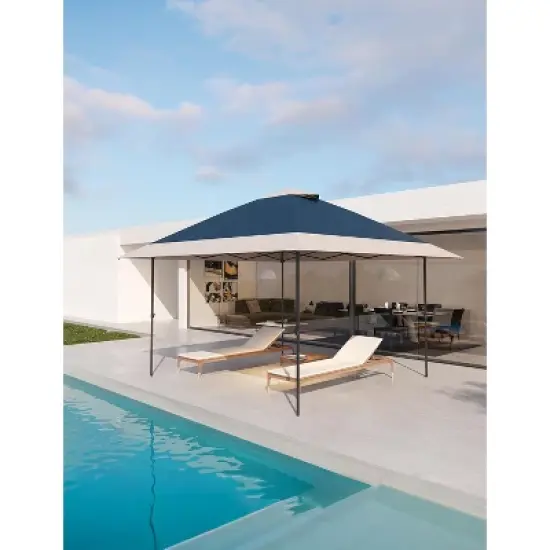 13'x13' Instant Pop-Up Canopy Tent &ndash; Waterproof & UPF 50+ UV Shield, Heavy-Duty Portable Shelter for Camping, Markets & Events (Blue) image {5}