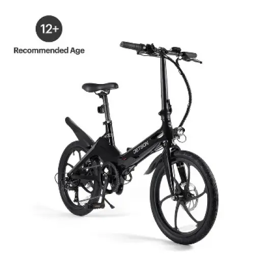 Jetson J8 20" Step Over Electric Bike - Black image {18}