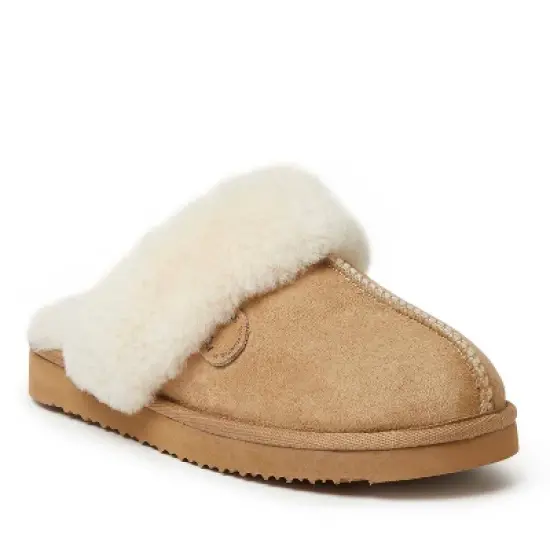 Fireside By Dearfoams Women's Sydney Genuine Shearling Scuff image {7}