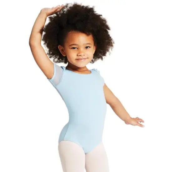Capezio Puff Sleeve Keyhole Back Leotard - Girls image {4}