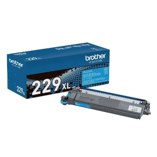 Brother TN229XLC Cyan High Yield Toner Cartridge image {1}