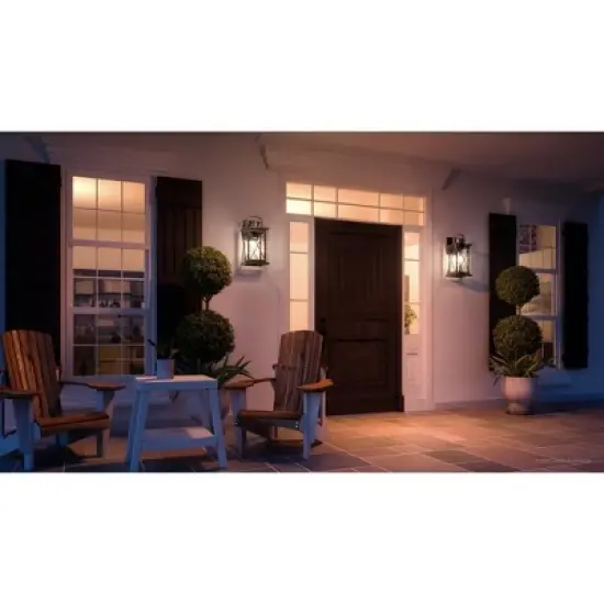 Urban Ambiance Luxury Colonial Outdoor Wall Light,  16"H x 7.5"W,  Olde Bronze Finish, UHP1233 image {1}