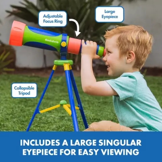 Educational Insights GeoSafari Jr. My First Telescope: Preschool Science Kit with Instruction Guide image {3}