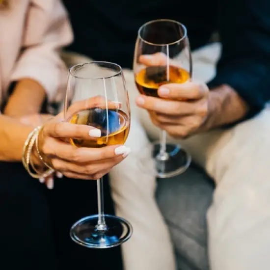 Libbey Signature Kentfield Classic White Wine Glasses, 13.25 ounce, Set of 4 image {3}