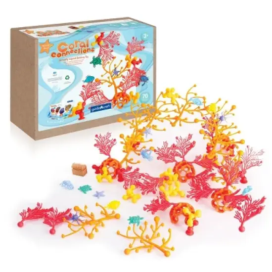 Guidecraft Coral Connection Set - 70 Pieces image {1}