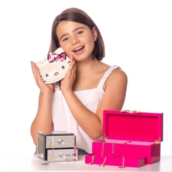 Sanrio Hello Kitty Ceramic Trinket Tray Jewelry Ring Holder Gift Dish, Authentic Officially Licensed image {3}