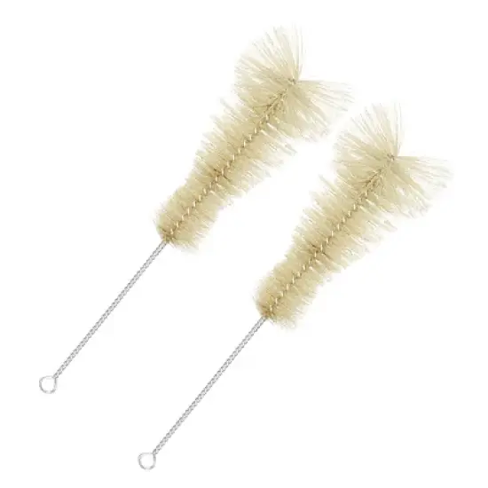 Unique Bargains Laboratory Test Tube 250ml Conical Flask Bristles Cleaning Brush 2pcs image {3}