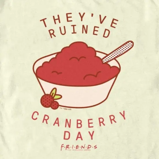 Men's Friends They've Ruined Cranberry Day T-Shirt image {1}