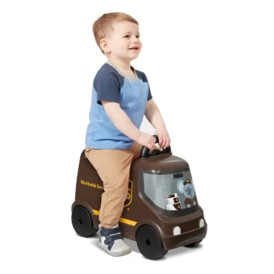 Radio Flyer UPS Delivery Truck Ride-On image {1}