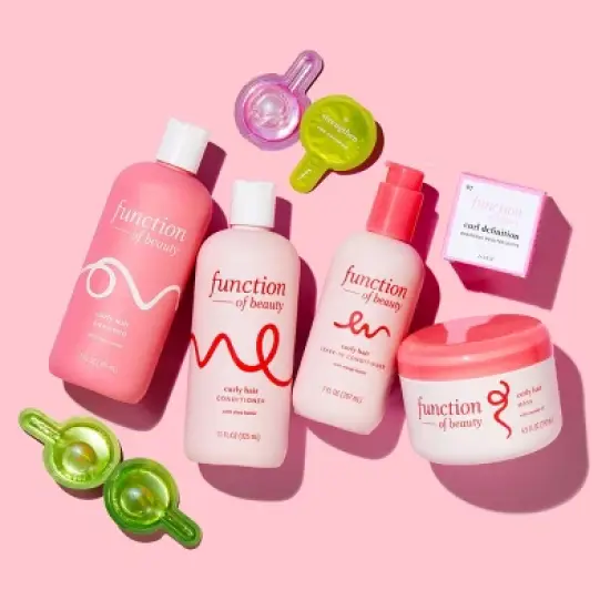 Function of Beauty Curly Hair Mask Base with Coconut Oil - 6.5 fl oz image {2}