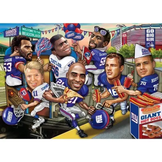 NFL New York Giants All Time Greats 500pc Puzzle Game image {2}