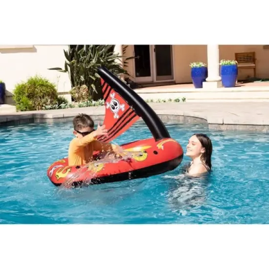 Poolmaster Pirate Boat Swimming Pool Float image {3}