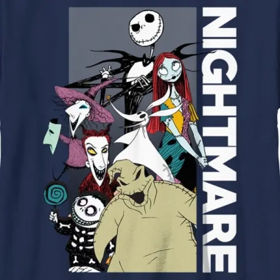 Boy's The Nightmare Before Christmas Halloween Group Shot T-Shirt image {1}
