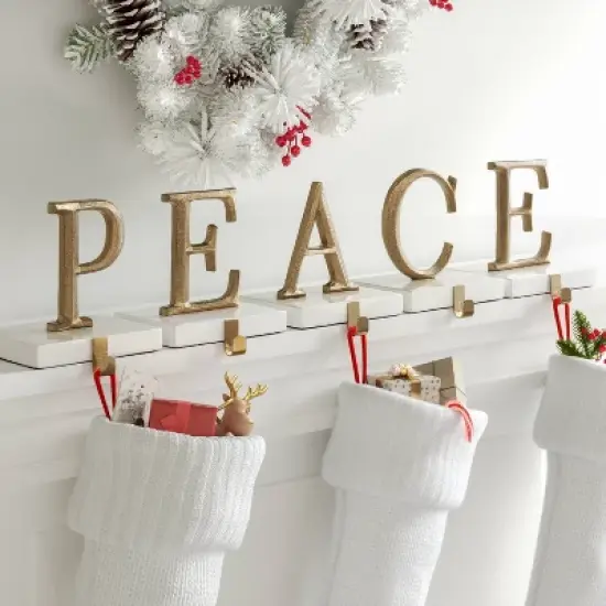 Christmas Stocking Holder Peace - Wondershop&trade; image {1}