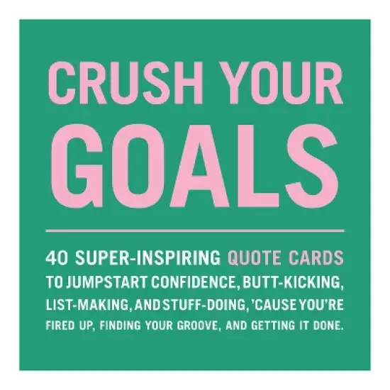 40ct Crush Your Goals Inner Truth Deck Inspiring Cards and Affirmation Card Deck image {1}