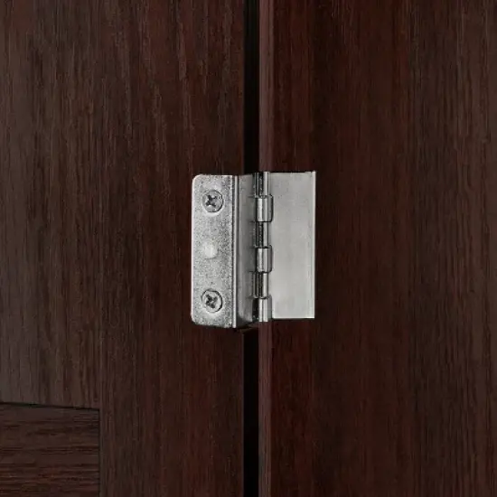 Hayward Two-Door Bathroom Storage Floor Cabinet Dark Woodgrain - RiverRidge Home image {6}