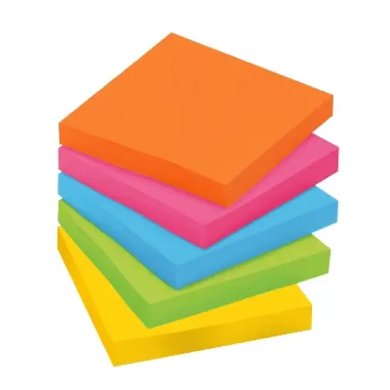 Post-it 12pk 3"x3" Super Sticky Notes 3"x3" Energy Boost Collection image {3}