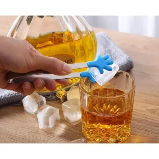 Kitcheniva 5" Silicone Mini Tongs Set 4 Pcs image {1}