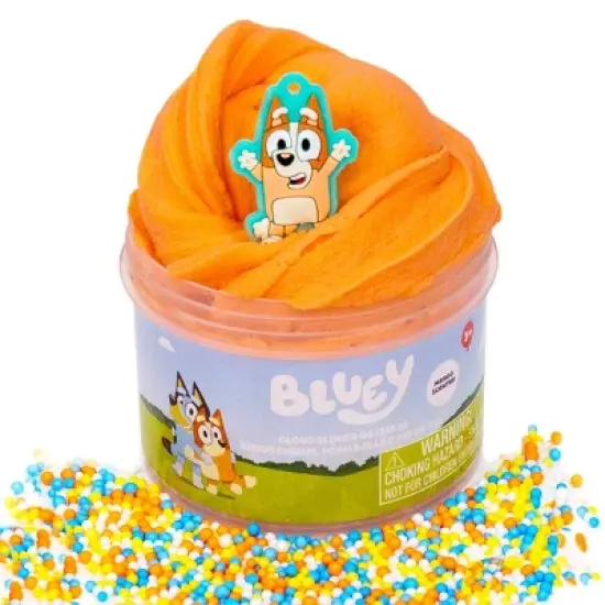 Bluey Slimygloop Scented Slime Dome Jar - Orange: Sensory Development, 8 oz, 1 Piece image {1}