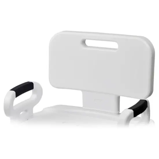 Drive Medical Premium Series Shower Chair with Back & Arms - Padded Commode-Style Seat image {6}