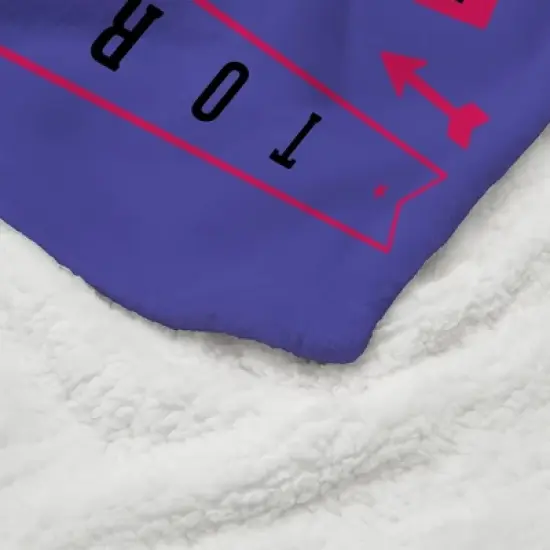 NBA Toronto Raptors Hardwood Classics Silk Touch Faux Shearling Throw Blanket image {3}