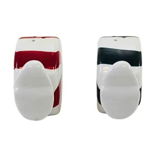 Tag 2.25 In Peppermint Twist Salt & Pepper Set Christmas Salt And Pepper Shaker , Seasoning Christmas (2PC) image {1}