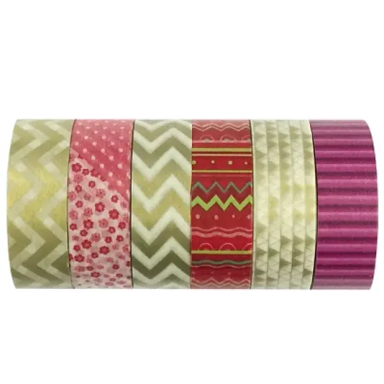 Wrapables Washi Masking Tape Collection, Premium Value Pack image {59}