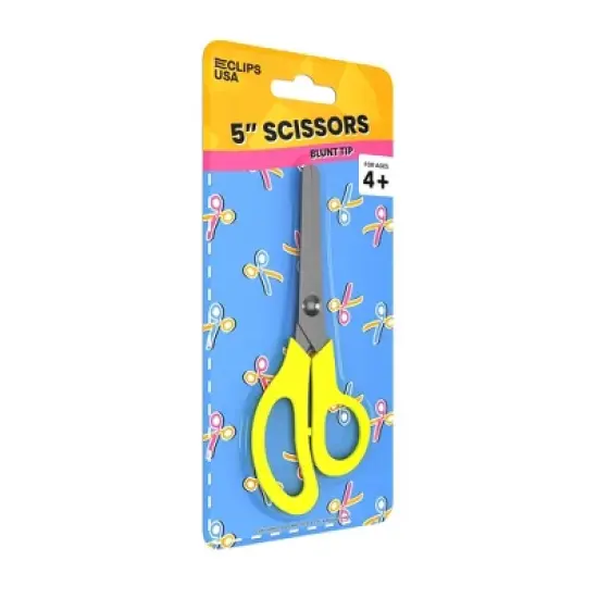 Kids Scissors - Safe For School, 5 Inches, Blunt Tip (48 Packs) image {2}