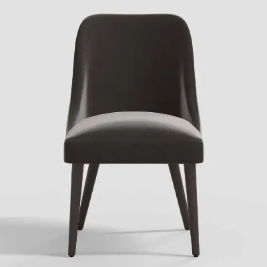 Geller Modern Dining Chair in Shiny Velvet Mystere - Threshold&trade; image {1}