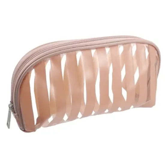 Unique Bargains Zipper PVC Clear Makeup Bag image {8}
