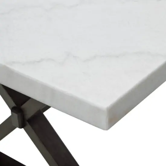 Landon Marble Dining Table White - Picket House Furnishings image {5}