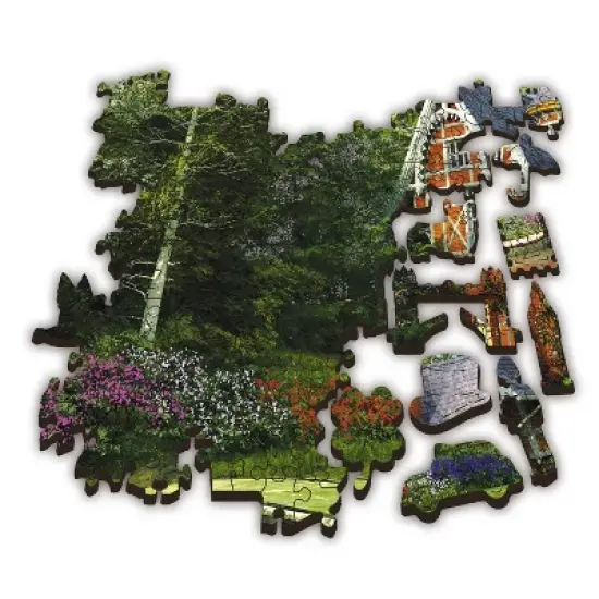 Trefl Wood Craft Victorian House Jigsaw Puzzle - 1000pc image {3}