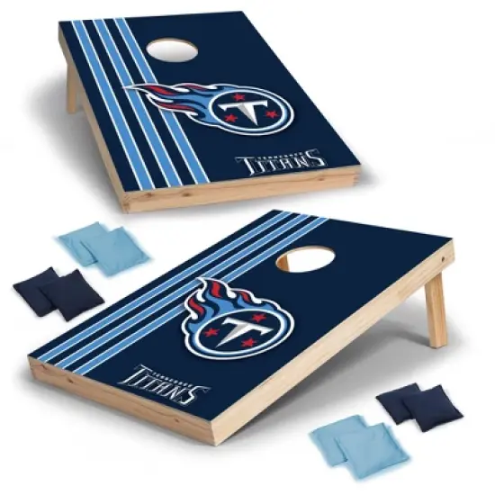 NFL Tennessee Titans 2'x3' Wood Cornhole Set image {7}